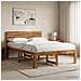 Letto matrimoniale con testiera ROSTOCK Naturale 152 x 203 cm - Foto miniatura 5