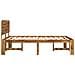 Letto matrimoniale con testiera ROSTOCK Naturale 152 x 203 cm - Foto miniatura 7