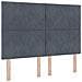 Letto box spring con materasso Grigio Scuro 140 x 190 cm - Foto miniatura 4