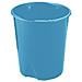 Cestino gettacarte in polipropilene, antiurto, lavabile da 16,5 litri colore Azzurro - Foto miniatura 1