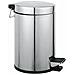 Cestino Rifiuti Bagno Acciaio Inox Cromato 3Lt H26Cm Maurer Aqua - Foto miniatura 1