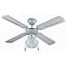 Ventilatore Da Soffitto Vinco Con 1 Luce E27 - 60 W Diametro 1070cm Cod. 70912 - Foto miniatura 1