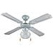 Ventilatore Da Soffitto Vinco Con 1 Luce E27 - 60 W Diametro 1070cm Cod. 70912 - Foto miniatura 2