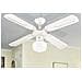 Ventilatore Da Soffitto Vinco Con 1 Luce E27 - 60 W Diametro 1070cm Cod. 70912 - Foto miniatura 3