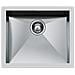 Lavello 1 Vasca 550x505 Mm Quadra Sottotop Inox Spazzolato Cod. 1215 850 - 1215850 - Foto miniatura 1