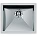 Lavello 1 Vasca 550x505 Mm Quadra Sottotop Inox Spazzolato Cod. 1215 850 - 1215850 - Foto miniatura 2
