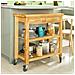 Carrello Di Servizio, Carrelli Per Cucina, mensola Angolare, Fkw24-n - Foto miniatura 4