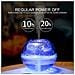 Diffusore Per Ambiente Con Proiettore - Crystal Night Light Projector - Foto miniatura 4