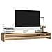 Supporto Monitor Rovere Sonoma 100x24x13 cm Legno Multistrato - Foto miniatura 2