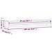 Supporto Monitor Rovere Sonoma 100x24x13 cm Legno Multistrato - Foto miniatura 6