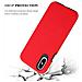 Custodia Compatibile Con Apple Iphone X / Xs In Rosso Garofano - Outdoor Coperchio Protettivo Ibrido Con Superficie Antiscivolo Extra Grip Con Design A Triangolo In Silicone E Plastica - Foto miniatura 9