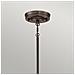 Quoizel Qz / emery / p / s Pn - Lampadario Da Soffitto, In Bronzo, 20,3 X 20,3 X 22,9 Cm - Foto miniatura 4