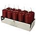 Candele Stumpen Bordeaux 10 Pz - Foto miniatura 1