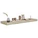 Scaffali A Parete 4 Pz Rovere 80x23,5x3,8 Cm In Mdf - Foto miniatura 3