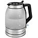 Wks 1215g Bollitore In Vetro Elettrico 1.7 L,senza Bpa,illuminazione Interna,senza Fili 2200w Argento - Foto miniatura 2