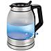 Wks 1215g Bollitore In Vetro Elettrico 1.7 L,senza Bpa,illuminazione Interna,senza Fili 2200w Argento - Foto miniatura 1