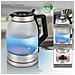 Wks 1215g Bollitore In Vetro Elettrico 1.7 L,senza Bpa,illuminazione Interna,senza Fili 2200w Argento - Foto miniatura 8