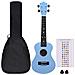 Set Ukulele Soprano con Borsa per Bambini Blu Baby 23"" - Foto miniatura 9