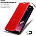 Cadorabo Custodia Compatibile Con Meizu M6s In Rosso Mela - Coperchio Protettiva Con Chiusura Magnetica, Funzione Stand E Tasca Per Le Carte - Foto miniatura 7