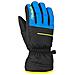 Guanti Sci Alan Junior - 6 Black-brilliant Blue-safety Yellow - Foto miniatura 1