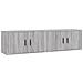 Mobili Porta Tv A Parete 2 Pz Grigio Sonoma 80x34,5x40 Cm - Foto miniatura 2