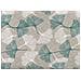 Telo Arredo Granfoulard Copritutto Salvadivano 100% Cotone Dis. Ginko Singolo Verde - Foto miniatura 2