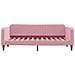 Divano Letto Con Materasso Rosa 90x200 Cm In Velluto - Foto miniatura 4
