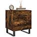 Comodino Rovere Fumo 40x35x47,5 Cm In Legno Multistrato - Foto miniatura 3