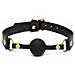 Solid Ball Gag Bound To You Ecopelle Medio Silicone - Foto miniatura 1