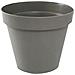 Vaso Di Fiori Rotondi Toscani Ø 30 X Altezza 26 Cm - 10 L - Taupe - Foto miniatura 1