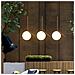 Lampada Da Soffitto Con Sfera Di Vetro Attacco G9 Lampadario Sospeso Oro Ip20 - Foto miniatura 2