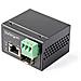 Media converter fibra a Ethernet 30W - Convertitore gigabit fibra ottica rame per uso industriale - PoE+ Media converter fibra multimodale /monomodale - SFP a RJ45 - IP-30 / -40 a +75&deg;C - Foto miniatura 1