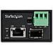 Media converter fibra a Ethernet 30W - Convertitore gigabit fibra ottica rame per uso industriale - PoE+ Media converter fibra multimodale /monomodale - SFP a RJ45 - IP-30 / -40 a +75&deg;C - Foto miniatura 2