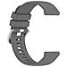 Cinturino In Silicone Da 18 Mm Per Huawei Watch Gt 4 41 Mm, Garmin Venu 3s, Lg Watch Gray - Foto miniatura 1