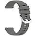 Cinturino In Silicone Da 18 Mm Per Huawei Watch Gt 4 41 Mm, Garmin Venu 3s, Lg Watch Gray - Foto miniatura 2
