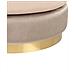 Pouf Louin Velluto Beige - Foto miniatura 4