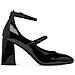 Pump With Strap High Scarpe Con Tacco Sintetico E Tessile Scarpe Donna Nero Eu 37, 1-22412-43 001 - Foto miniatura 2