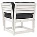 Set Divani Giardino 5pz con Cuscini Bianco Legno Massello Pino - Foto miniatura 3