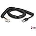 Cavo A Spirale Da Rj50 A Usb 2.0 Tipo A Da 2 M - Foto miniatura 1