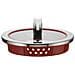 8900541245 coperchio per pentola Rotondo Rosso, Acciaio inox - Foto miniatura 2