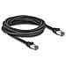 Cavo di rete RJ45 Cat. 6A U /FTP ultra-flessibile con rivestimento interno in metallo 5 m nero - Foto miniatura 2