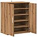 Scarpiera Rovere Artigianale 60x35x70 cm in Legno Multistrato - Foto miniatura 9