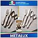 Metalux 250grx6pz Crema Detergente Lucidante Per Metalli, Rimuove Ossidi E Aloni, Ripristina Brillantezza, Non Graffia. - Foto miniatura 7