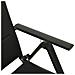 Sedie Giardino Pieghevoli 2 Pz Textilene E Alluminio Nere - Foto miniatura 7