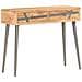 Tavolo Consolle 90x30x75 Cm In Legno Massello Di Acacia - Foto miniatura 2