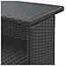 Set Bar da Giardino 5 pz con Cuscini in Polyrattan Nero - Foto miniatura 7