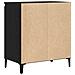 Credenza Nera in Rovere 60x35x70 cm in Legno Ingegnerizzato - Foto miniatura 6