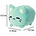 Peluche Gatto 18cm Modello Meowchi Style Kawaii, Vert Menthe - Foto miniatura 2