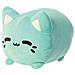 Peluche Gatto 18cm Modello Meowchi Style Kawaii, Vert Menthe - Foto miniatura 3