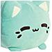 Peluche Gatto 18cm Modello Meowchi Style Kawaii, Vert Menthe - Foto miniatura 4